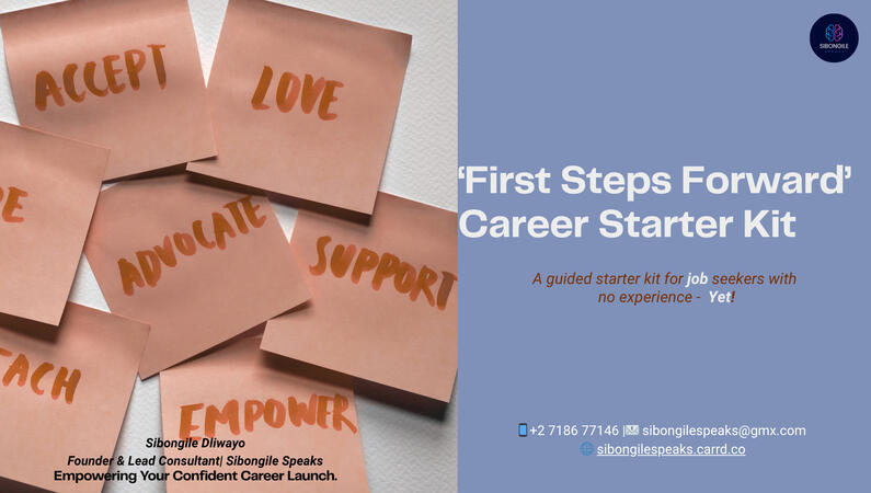 ‘First Steps Forward’ Career Starter Kit