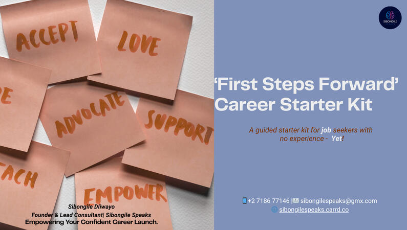 ‘First Steps Forward’ Career Starter Kit